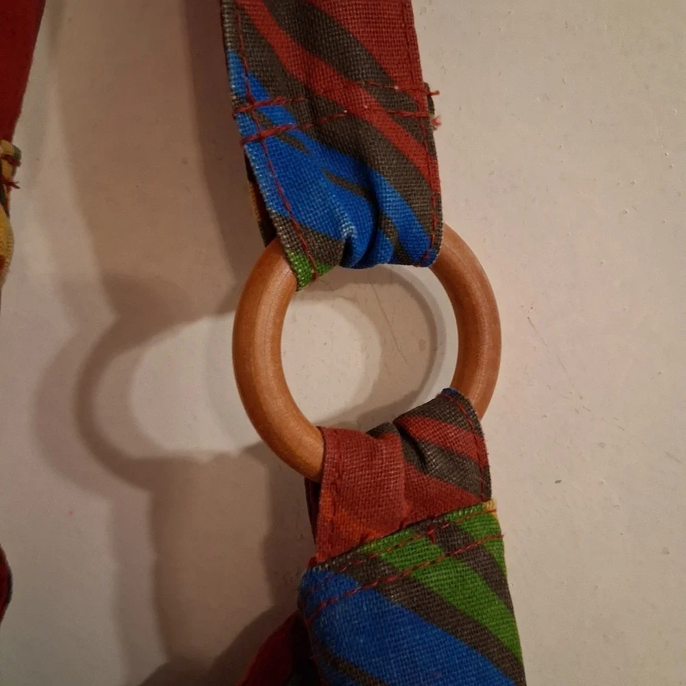 Rainbow Hippie Festival Small Bag‎ Purse EUC
